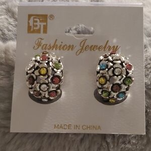 Multicolor Crystal Earrings
